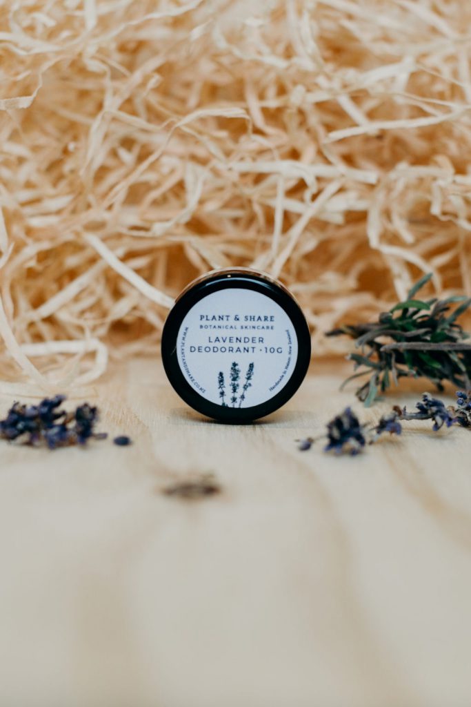 lavender deodorant sample pot - natural deodrants range